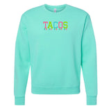 Embroidered Tasseled 'Tacos' Sweatshirt from United Monograms