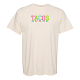 Embroidered Tasseled 'Tacos' T-Shirt from United Monograms