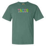 Embroidered Tasseled 'Tacos' T-Shirt from United Monograms