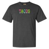 Embroidered Tasseled 'Tacos' T-Shirt from United Monograms