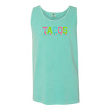 Embroidered Tasseled 'Tacos' Tank Top from United Monograms