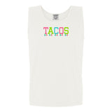 Embroidered Tasseled 'Tacos' Tank Top from United Monograms