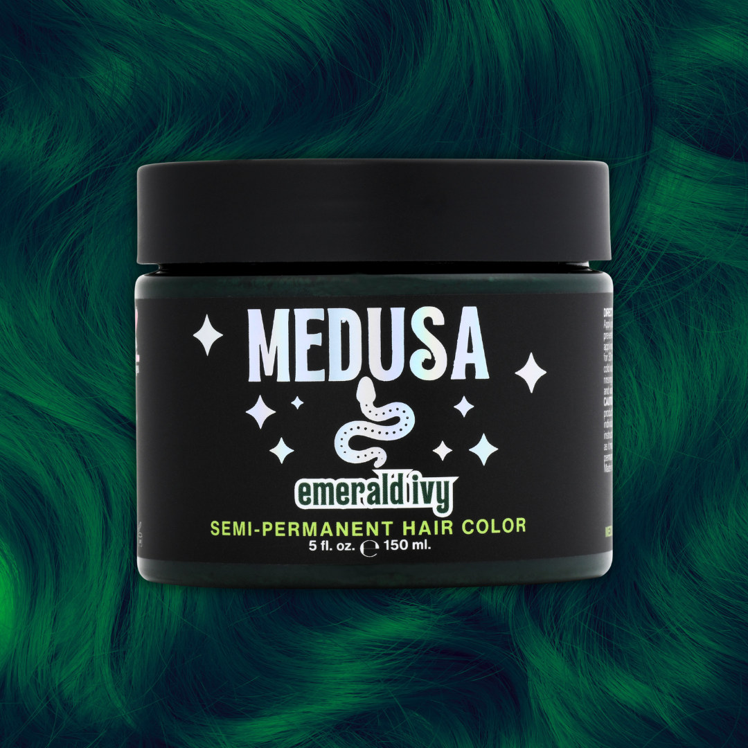 Medusa Hair Color - Emerald Ivy from Medusa's Makeup