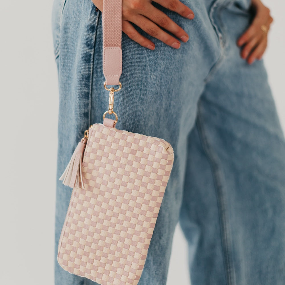 Emma Woven Clutch Wristlet from Pretty Simple