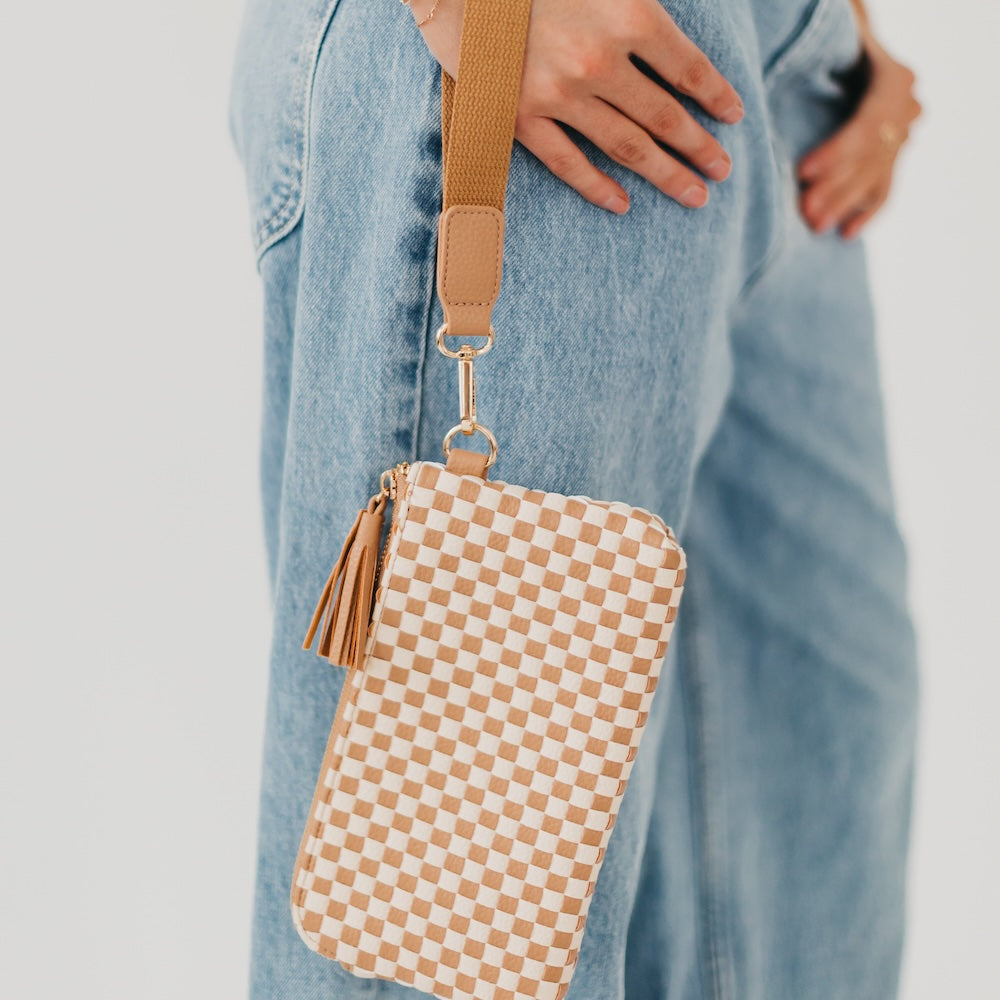 Emma Woven Clutch Wristlet from Pretty Simple