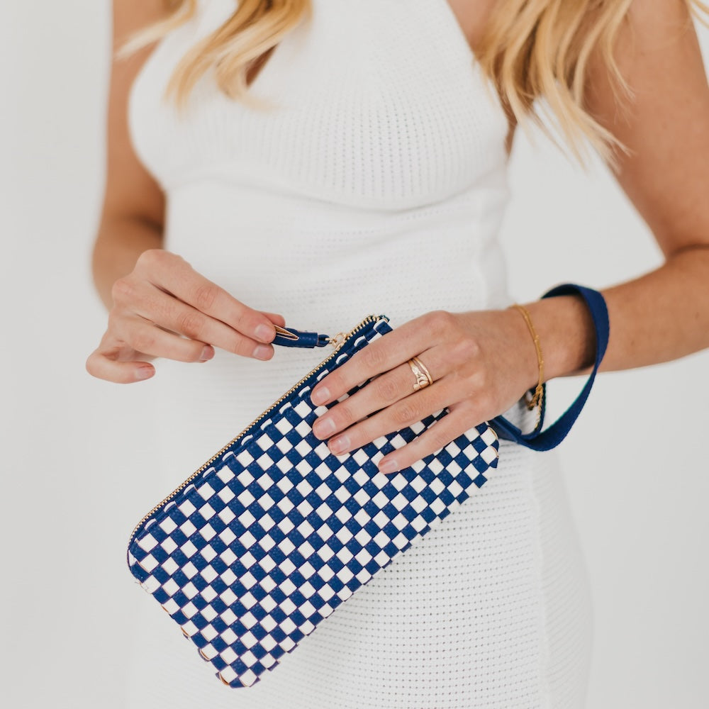 Emma Woven Clutch Wristlet from Pretty Simple