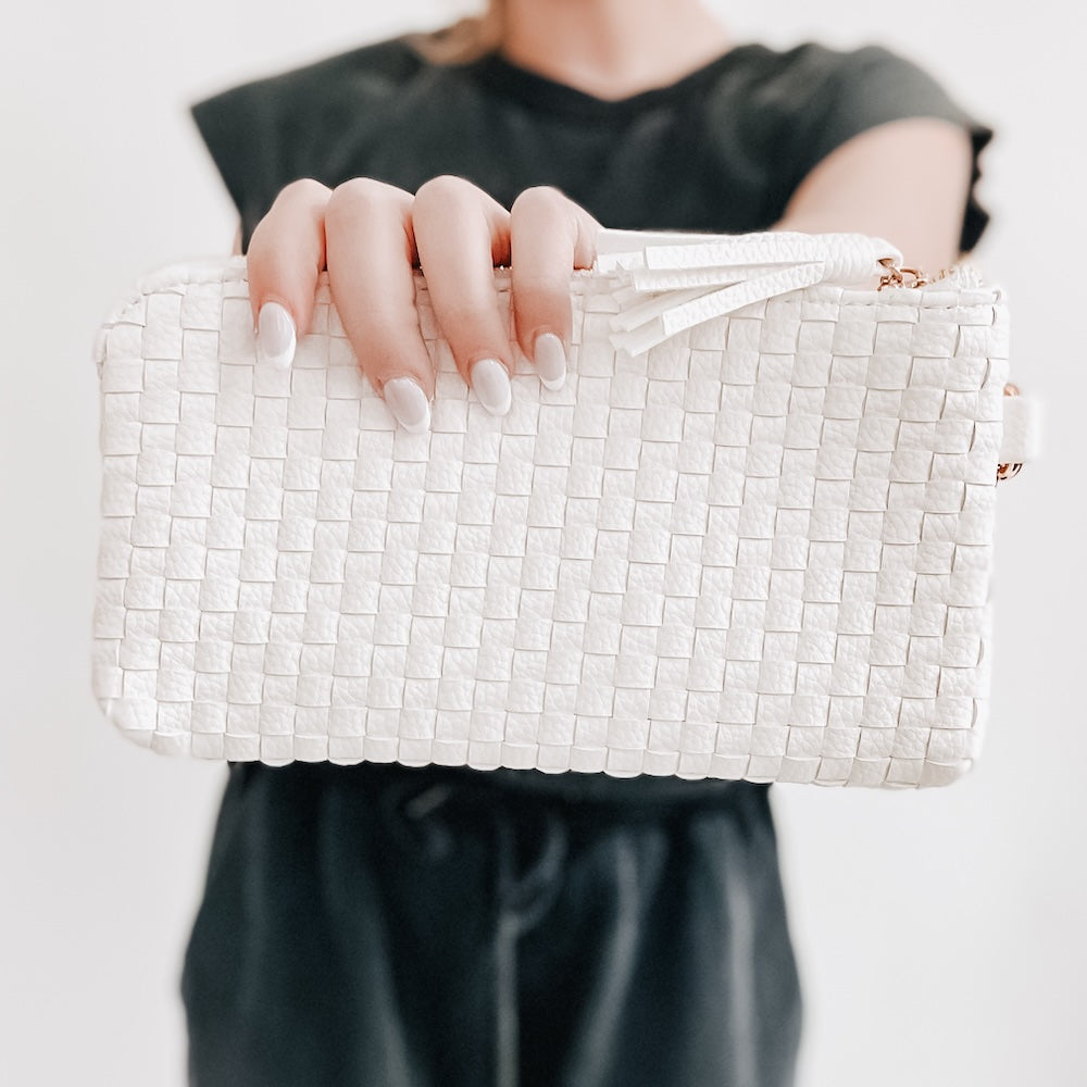Emma Woven Clutch Wristlet from Pretty Simple