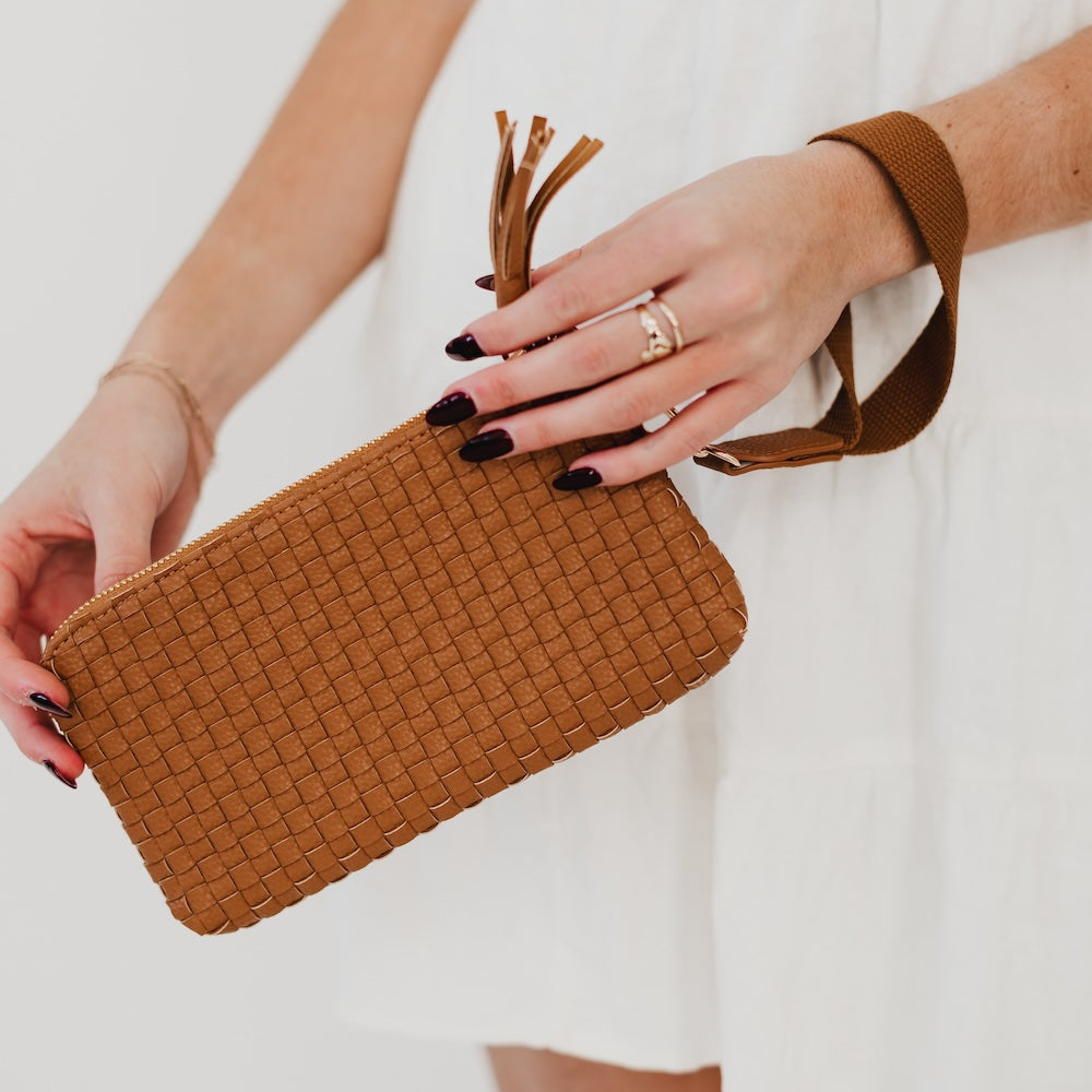 Emma Woven Clutch Wristlet from Pretty Simple