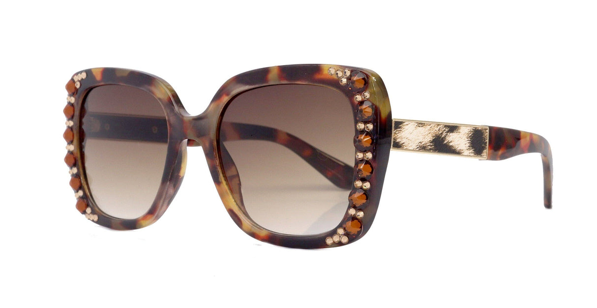 Emory, Bling Women Sunglasses Genuine European Crystals, 100% UV Protection. NY Fifth Avenue From NY Fifth Avenue
