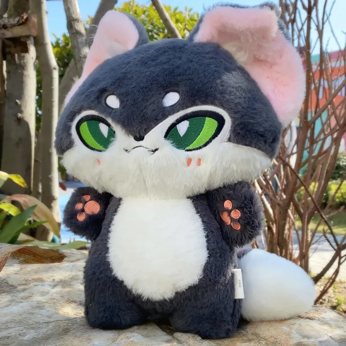 Kawaii Emotion Wolf Plush Toy - Cute Stuffed Wolf Doll from Kawaii Stop
