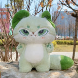 Kawaii Emotion Wolf Plush Toy - Cute Stuffed Wolf Doll from Kawaii Stop