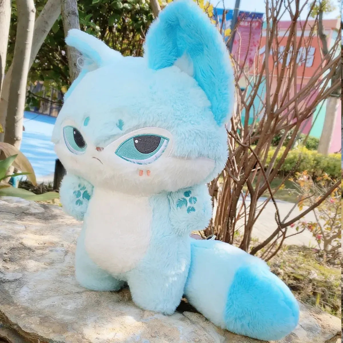 Kawaii Emotion Wolf Plush Toy - Cute Stuffed Wolf Doll from Kawaii Stop