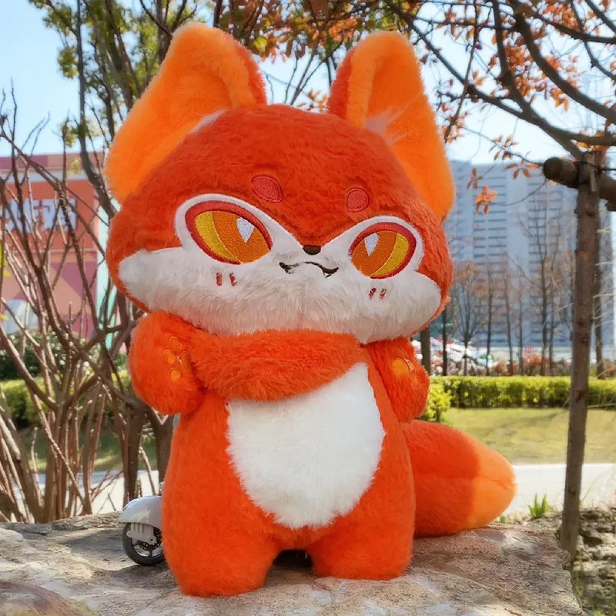 Kawaii Emotion Wolf Plush Toy - Cute Stuffed Wolf Doll from Kawaii Stop