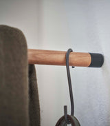 Corner Leaning Coat Hanger (63" H)  - Steel + Wood from Yamazaki Home