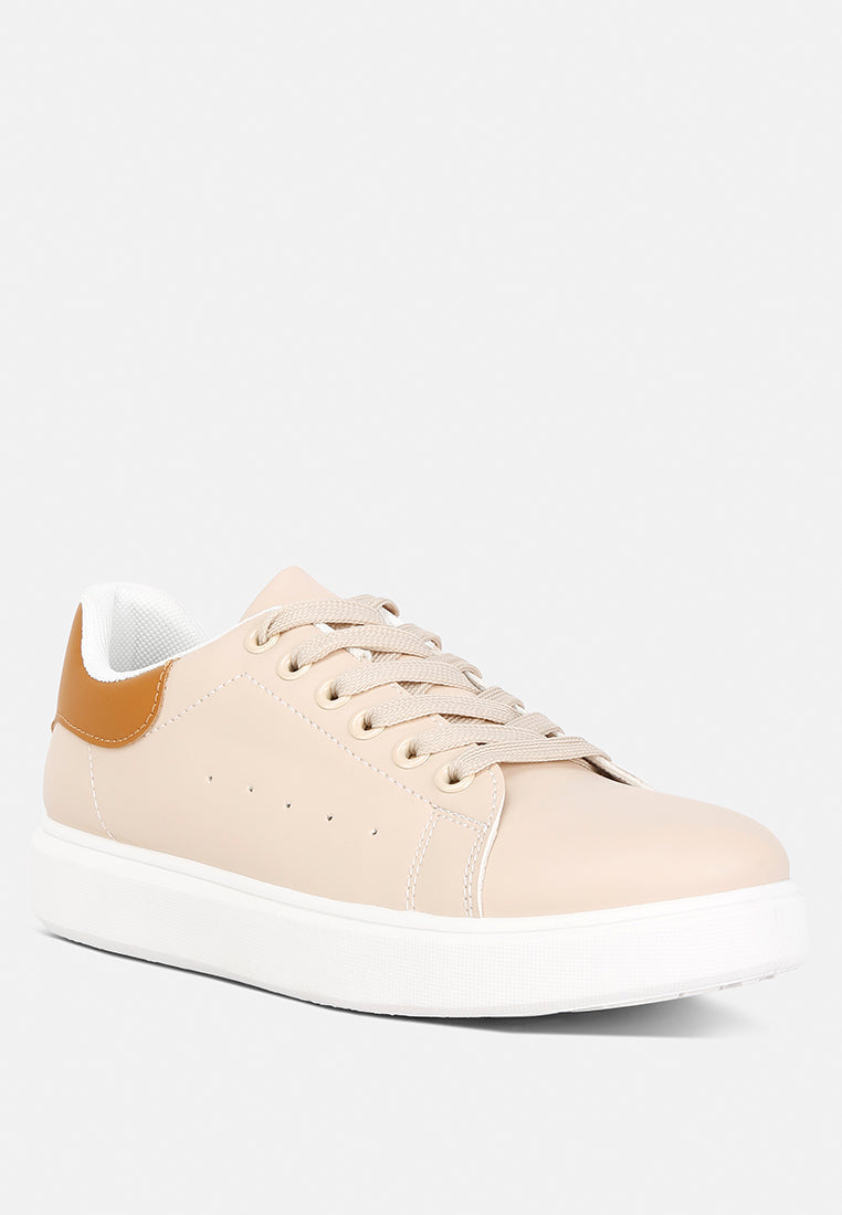 Enora Comfortable Lace Up Sneakers from London Rag International