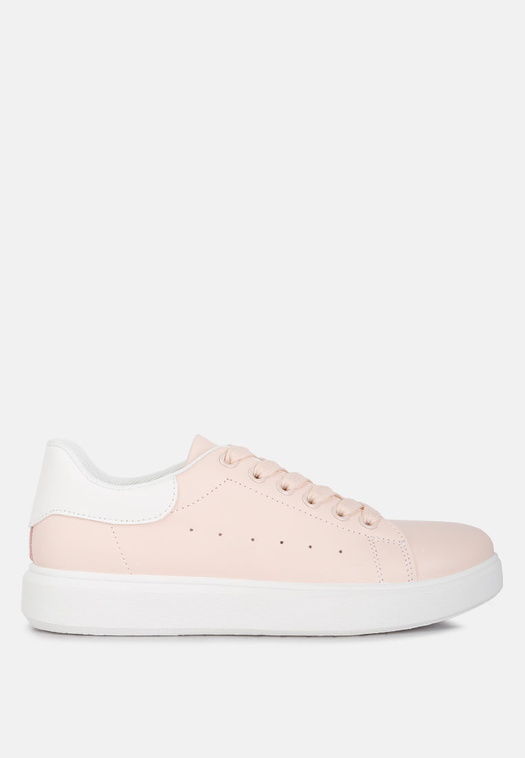 Enora Comfortable Lace Up Sneakers from London Rag International