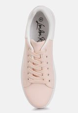 Enora Comfortable Lace Up Sneakers from London Rag International