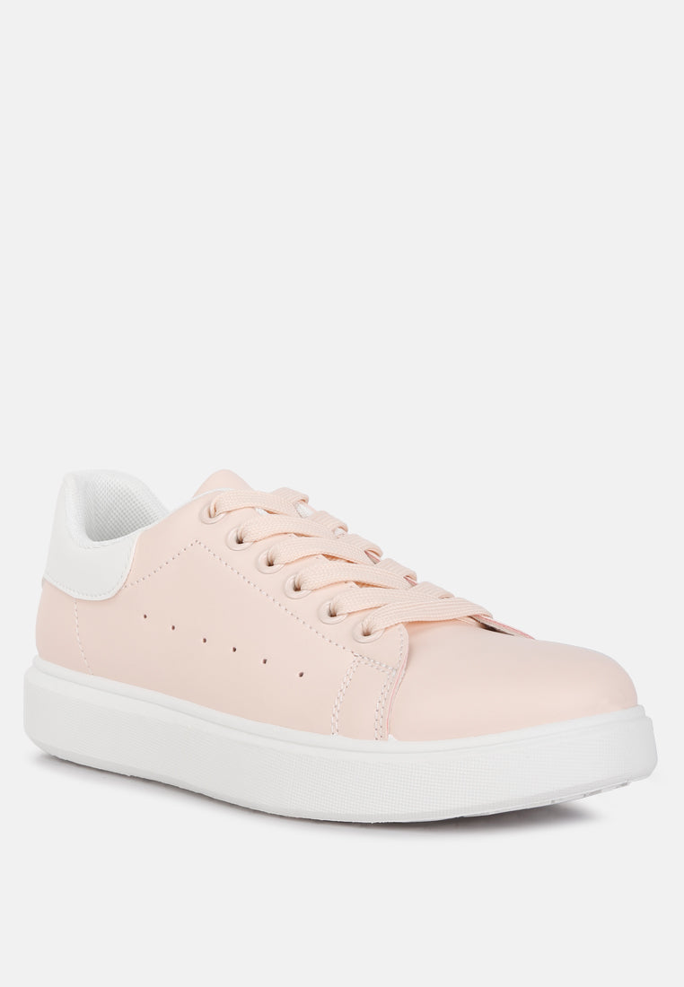 Enora Comfortable Lace Up Sneakers from London Rag International