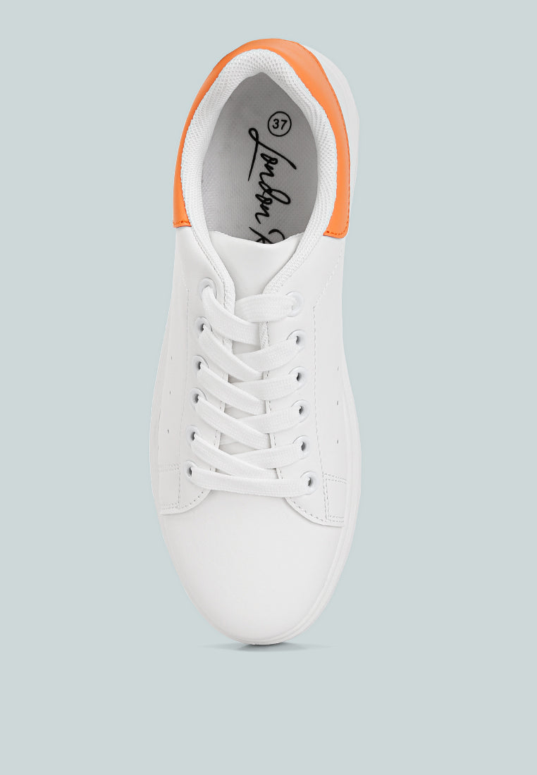 Enora Comfortable Lace Up Sneakers from London Rag International