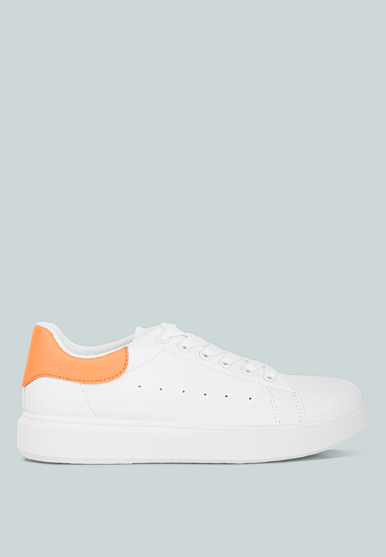 Enora Comfortable Lace Up Sneakers from London Rag International