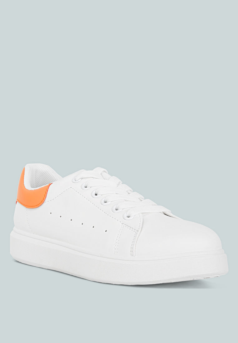 Enora Comfortable Lace Up Sneakers from London Rag International
