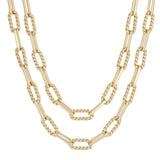 Enzo Double Layer Necklace from eklexic
