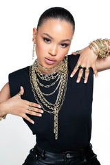 Enzo Double Layer Necklace from eklexic