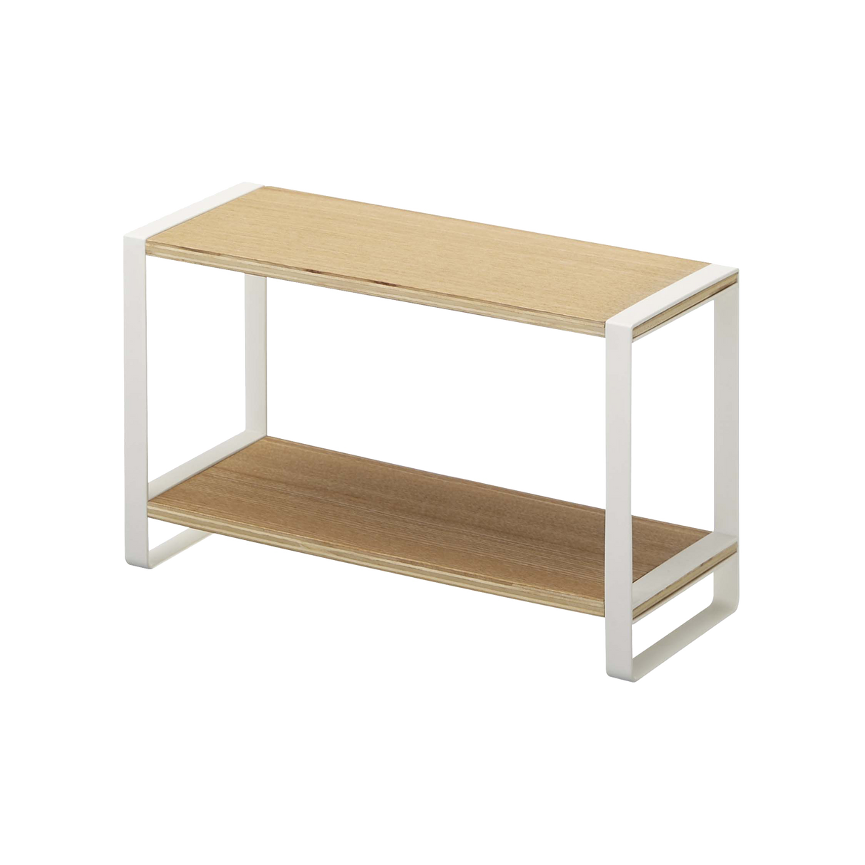 Two-Tier Riser - Steel + Wood from Yamazaki Home