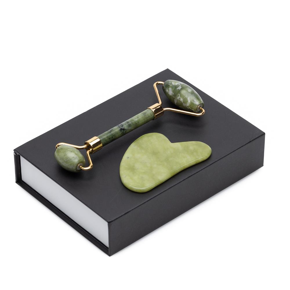 Natural Jade Roller and Gua Sha - Puffiness Reduction from Epilynx Skincare and Cosmetics