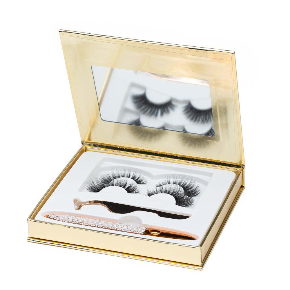 Natural False Eyelashes - No Glue Black Eyeliner and Lashes Kit from Epilynx Skincare and Cosmetics