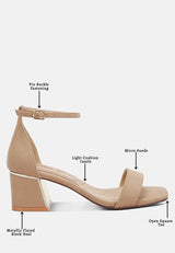 Eshe Block Heel Sandals from London Rag International