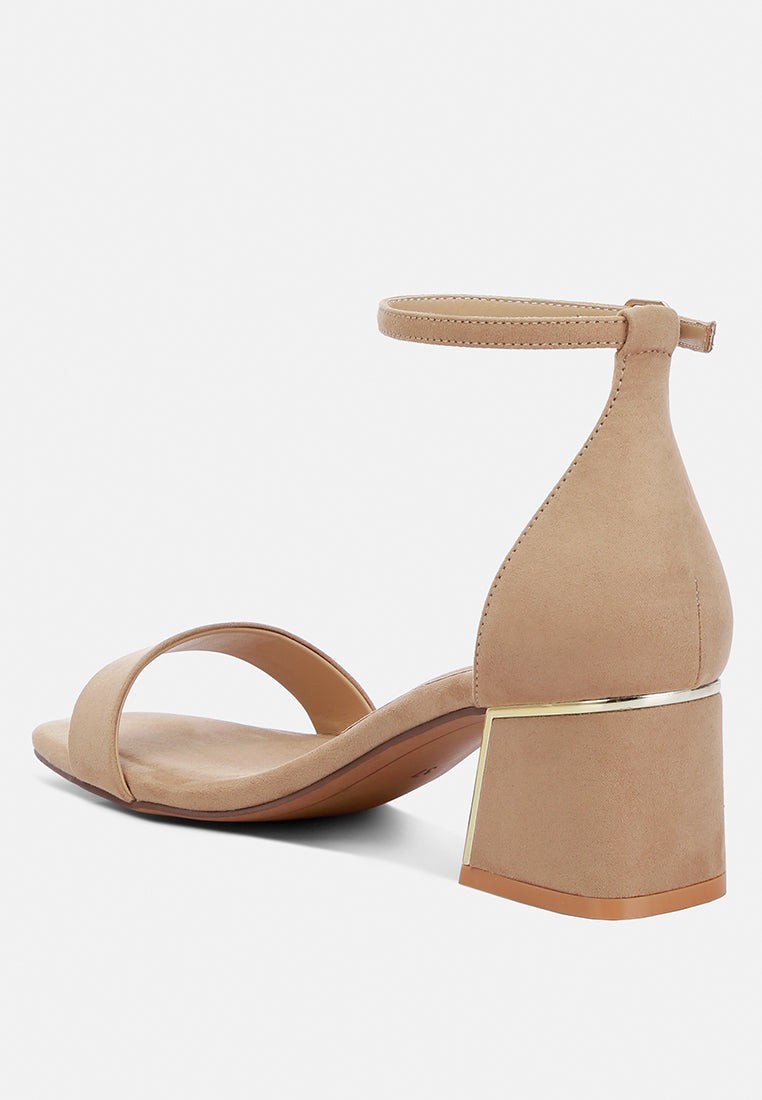 Eshe Block Heel Sandals from London Rag International