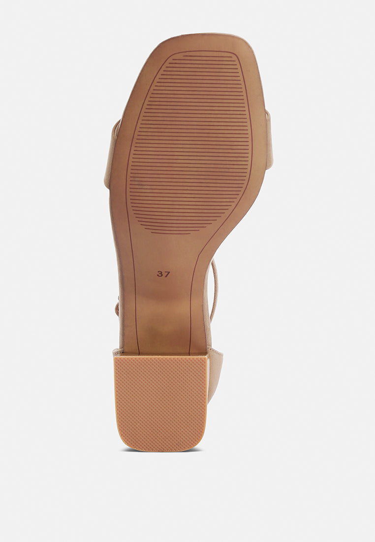 Eshe Block Heel Sandals from London Rag International