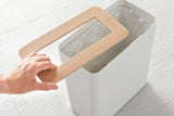 Trash Can - Two Styles - Steel + Wood from Yamazaki Home