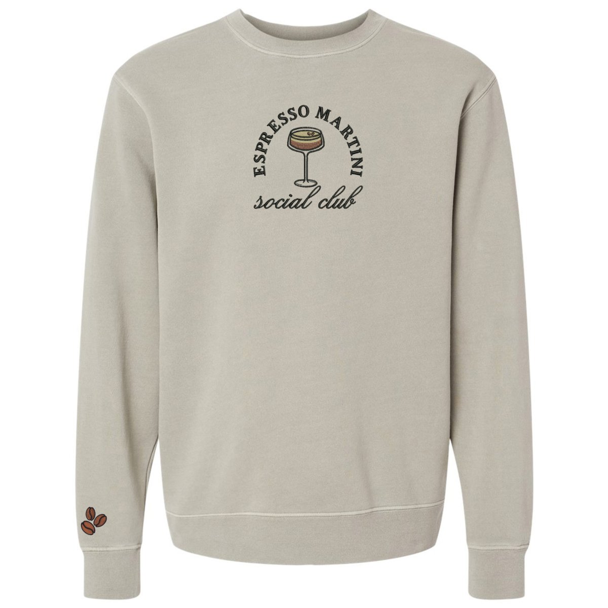 'Espresso Martini Social Club' Cozy Crew from United Monograms