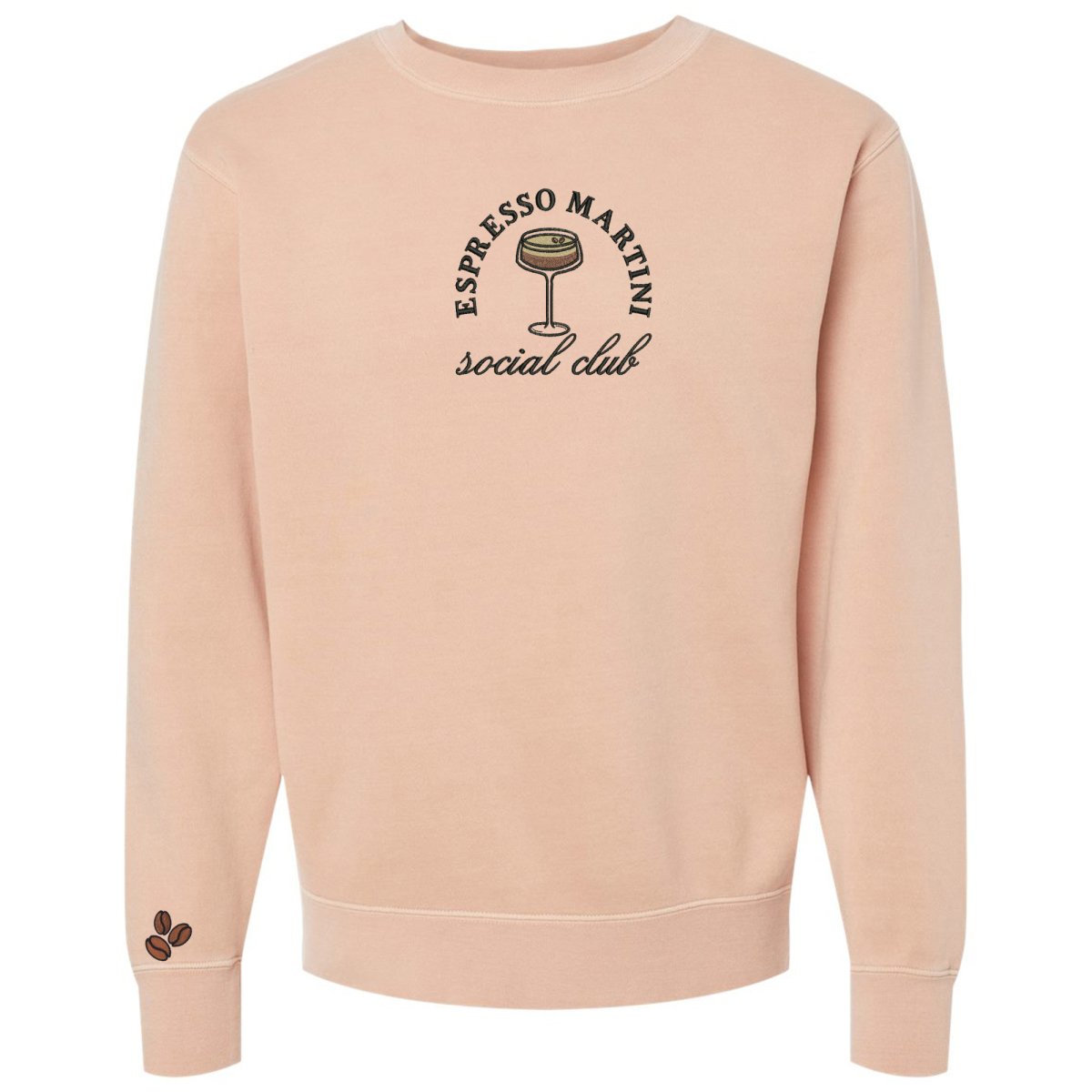 'Espresso Martini Social Club' Cozy Crew from United Monograms