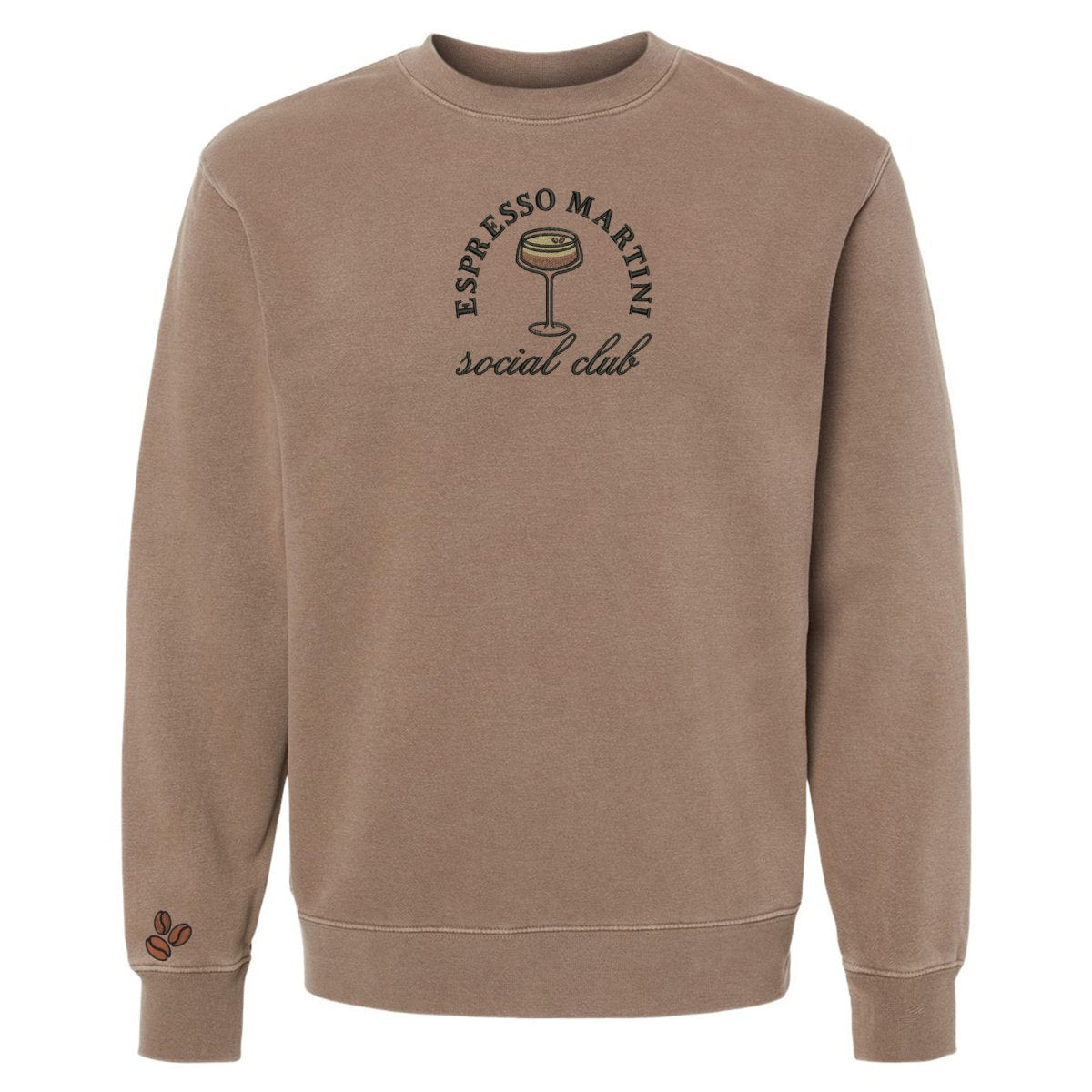 'Espresso Martini Social Club' Cozy Crew from United Monograms