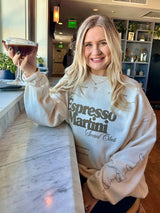 ‘Espresso Martini Social Club' Crewneck Sweatshirt from United Monograms