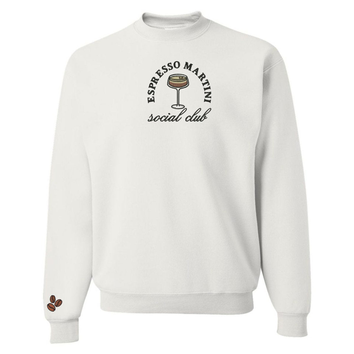 'Espresso Martini Social Club' Crewneck Sweatshirt from United Monograms