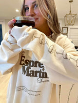 ‘Espresso Martini Social Club' Crewneck Sweatshirt from United Monograms