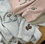 'Espresso Martini Social Club' Crewneck Sweatshirt from United Monograms