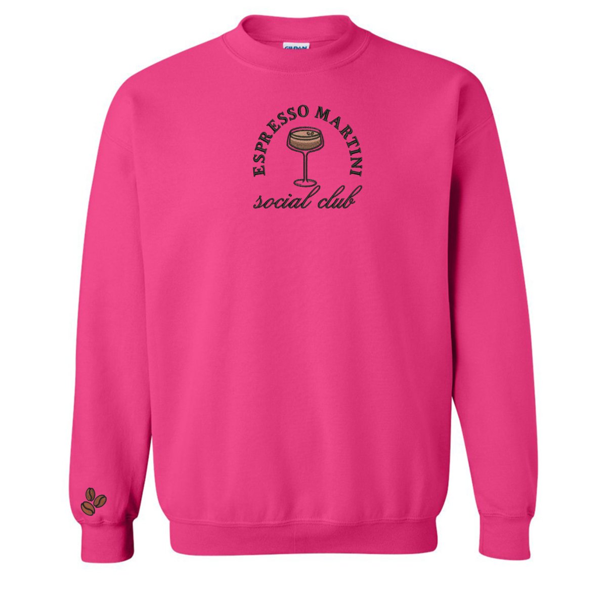 'Espresso Martini Social Club' Crewneck Sweatshirt from United Monograms