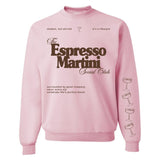 ‘Espresso Martini Social Club' Crewneck Sweatshirt from United Monograms