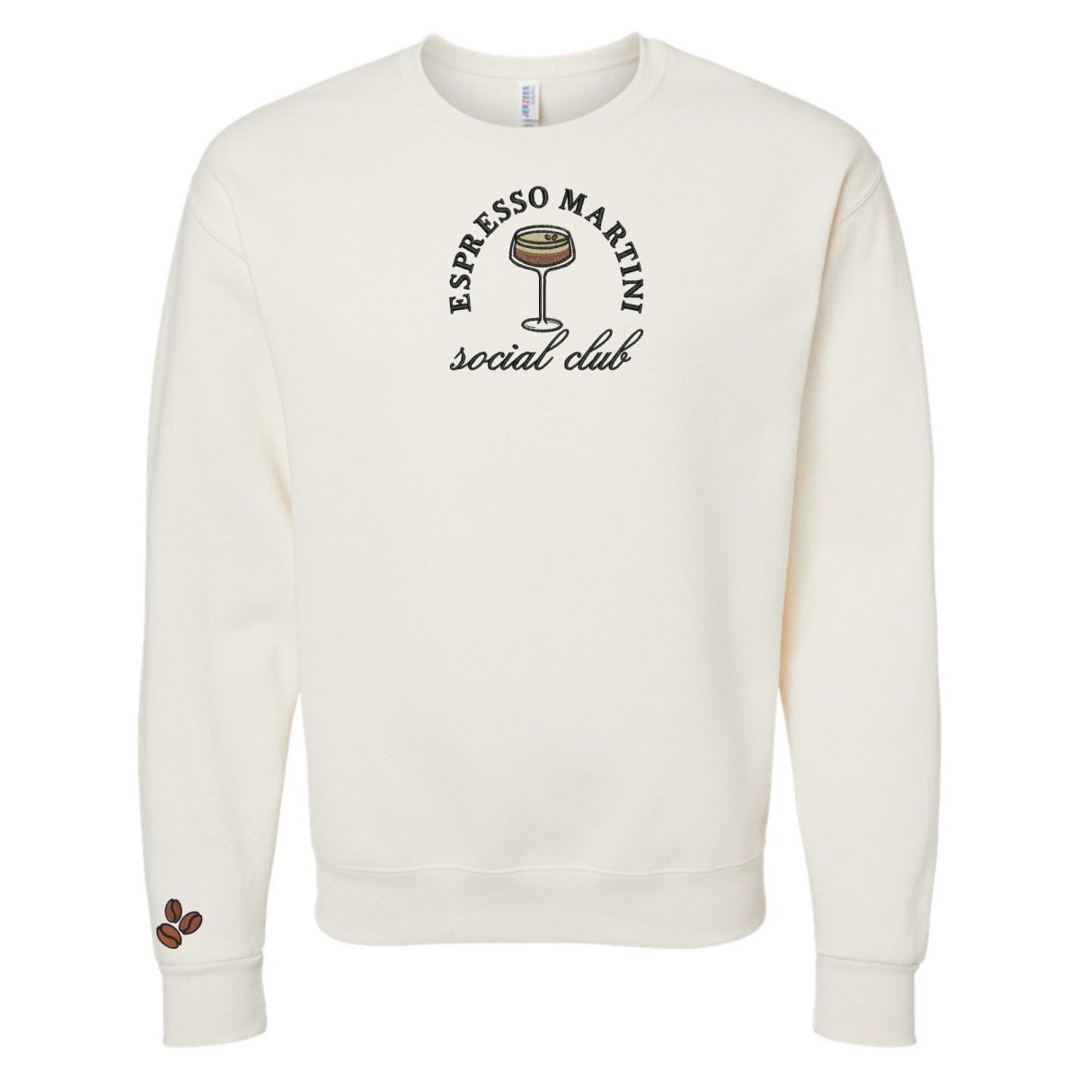 'Espresso Martini Social Club' Crewneck Sweatshirt from United Monograms