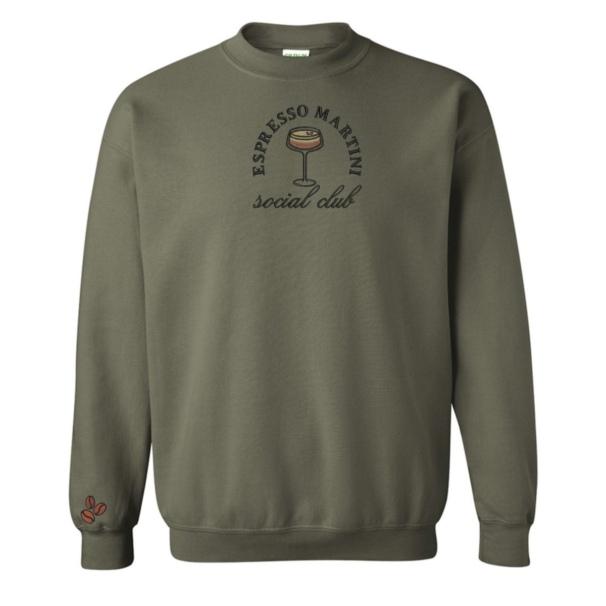 'Espresso Martini Social Club' Crewneck Sweatshirt from United Monograms