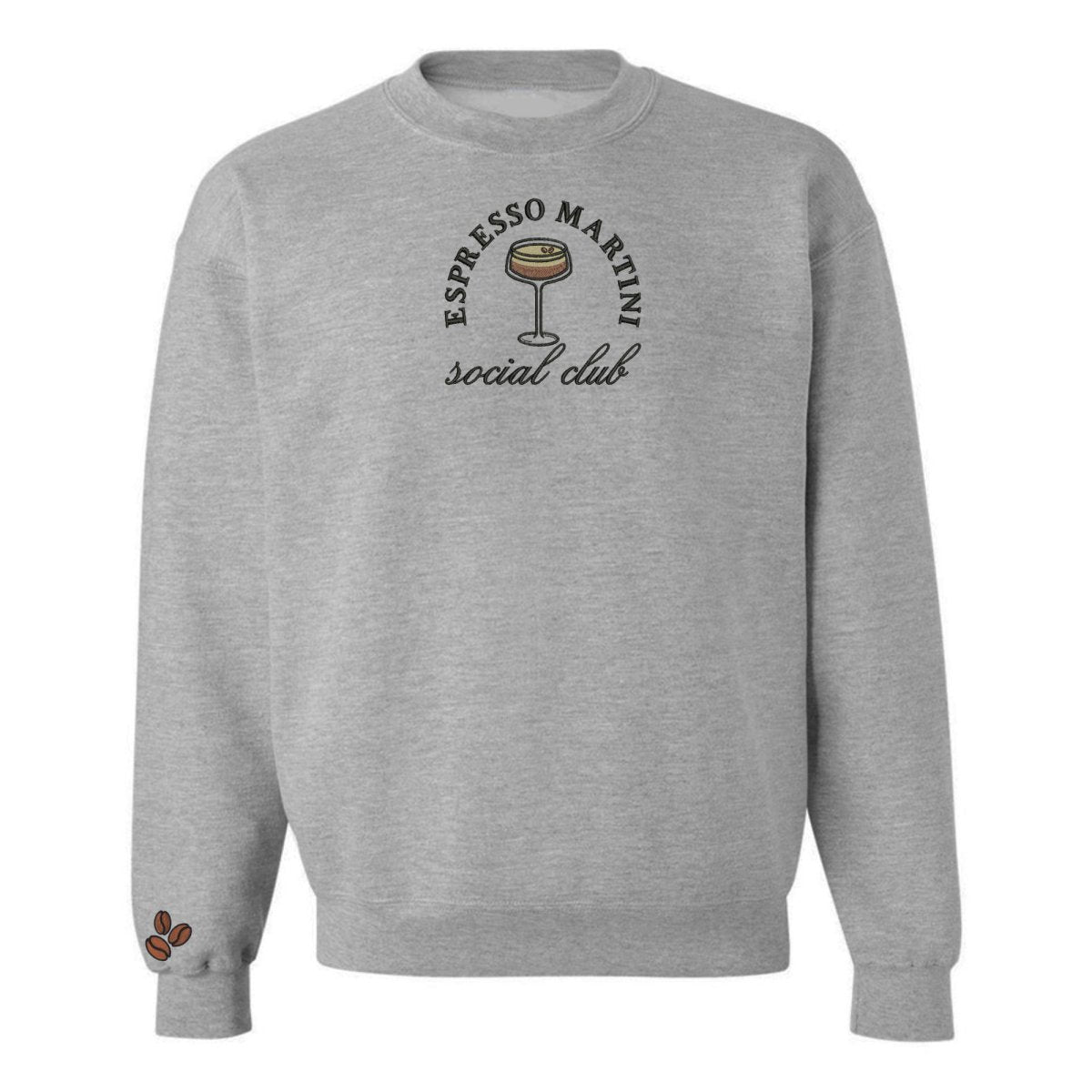 'Espresso Martini Social Club' Crewneck Sweatshirt from United Monograms