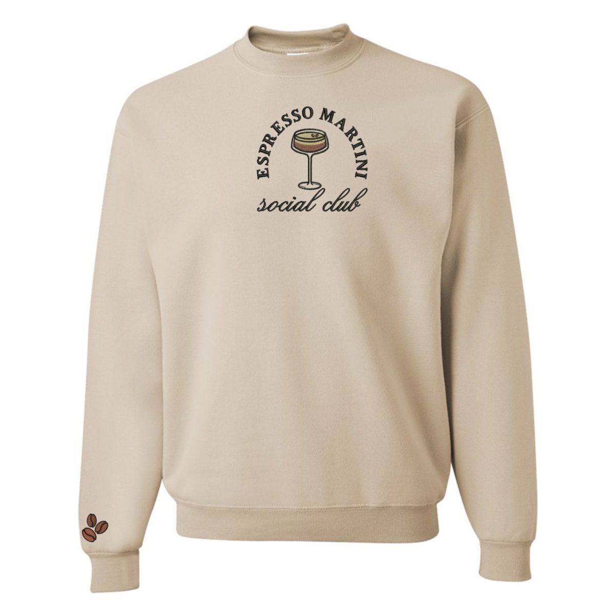 'Espresso Martini Social Club' Crewneck Sweatshirt from United Monograms