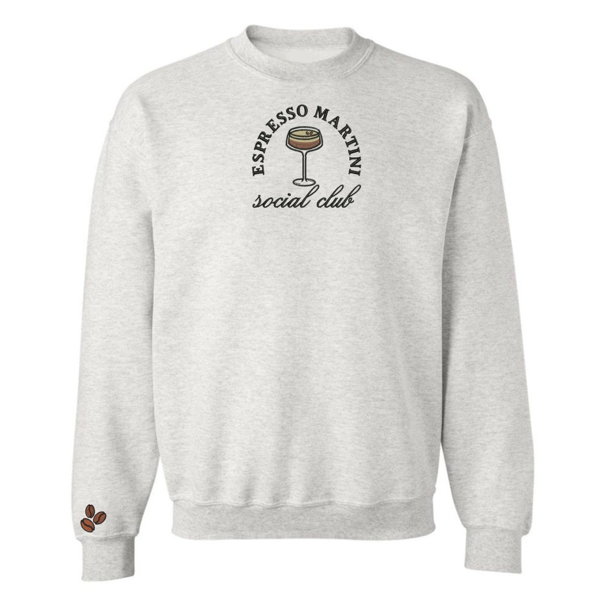 'Espresso Martini Social Club' Crewneck Sweatshirt from United Monograms