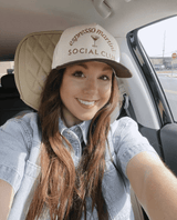 'Espresso Martini Social Club' Snapback Trucker Hat from United Monograms