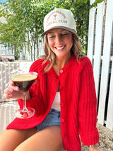 'Espresso Martini Social Club' Snapback Trucker Hat from United Monograms